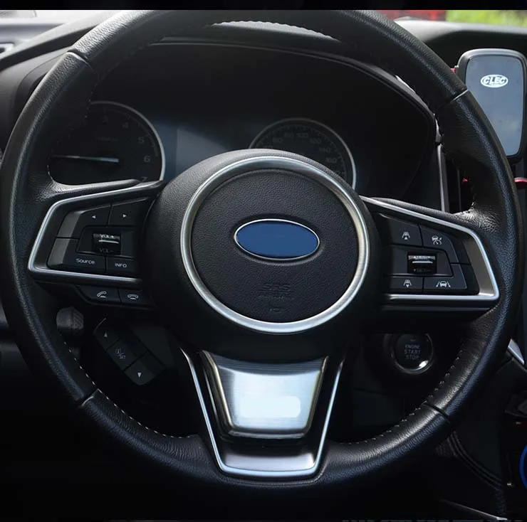 Interior Steering Wheel Frame Cover Trim Style for 2019-2021 Subaru Forester Car Matte Decoration New 2PCS
Interior Steering Wheel Frame Cover Trim Style for 2019-2021 Subaru Forester Car Matte Decoration New 2PCS