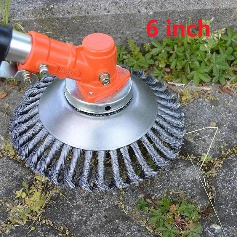 6inch Steel Wire Wheel Garden Weed Brush Lawn Mower Grass Eater Trimmer Brush Cutter Tools Garden Grass Trimmer Head Weed Brush
6inch Steel Wire Wheel Garden Weed Brush Lawn Mower Grass Eater Trimmer Brush Cutter Tools Garden Grass Trimmer Head Weed Brush