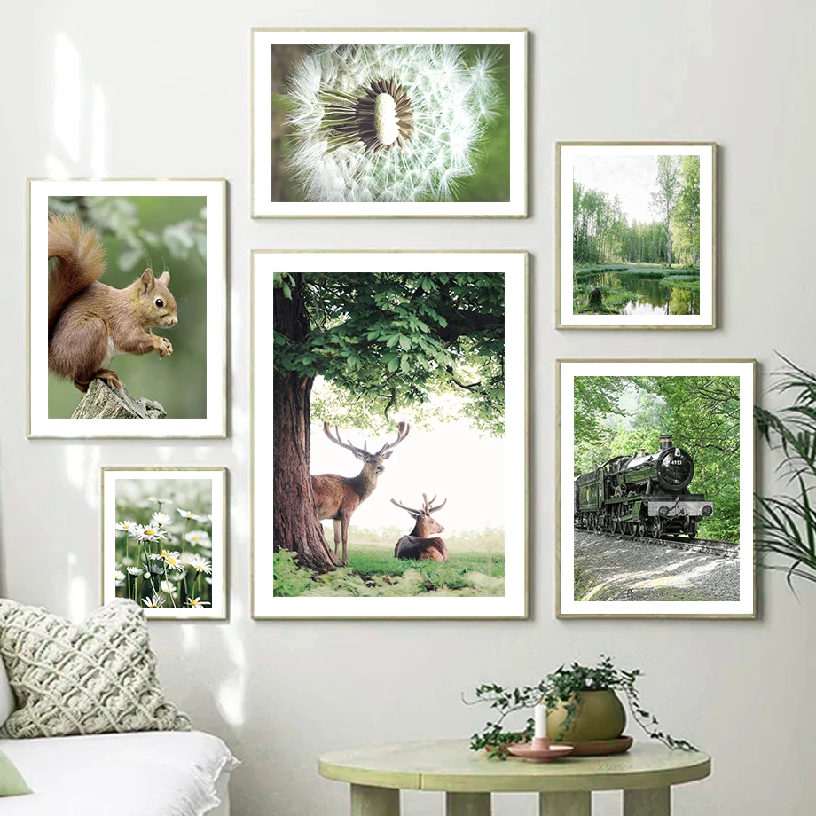 Nature Forest Lake Deer Fox Dandelion Train Flower Poster And Prints Wall Art Canvas Painting Wall Picture For Living Room Decor
Nature Forest Lake Deer Fox Dandelion Train Flower Poster And Prints Wall Art Canvas Painting Wall Picture For Living Room Decor