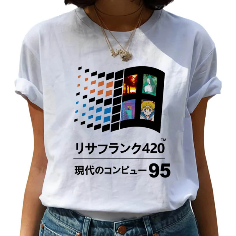 Vaporwave Harajuku Hip Hop T Shirt Women Grunge Aesthetic Ullzang T-shirt 90s Graphic Fashion Tshirt Streetwear Top Tees Female 
Vaporwave Harajuku Hip Hop T Shirt Women Grunge Aesthetic Ullzang T-shirt 90s Graphic Fashion Tshirt Streetwear Top Tees Female