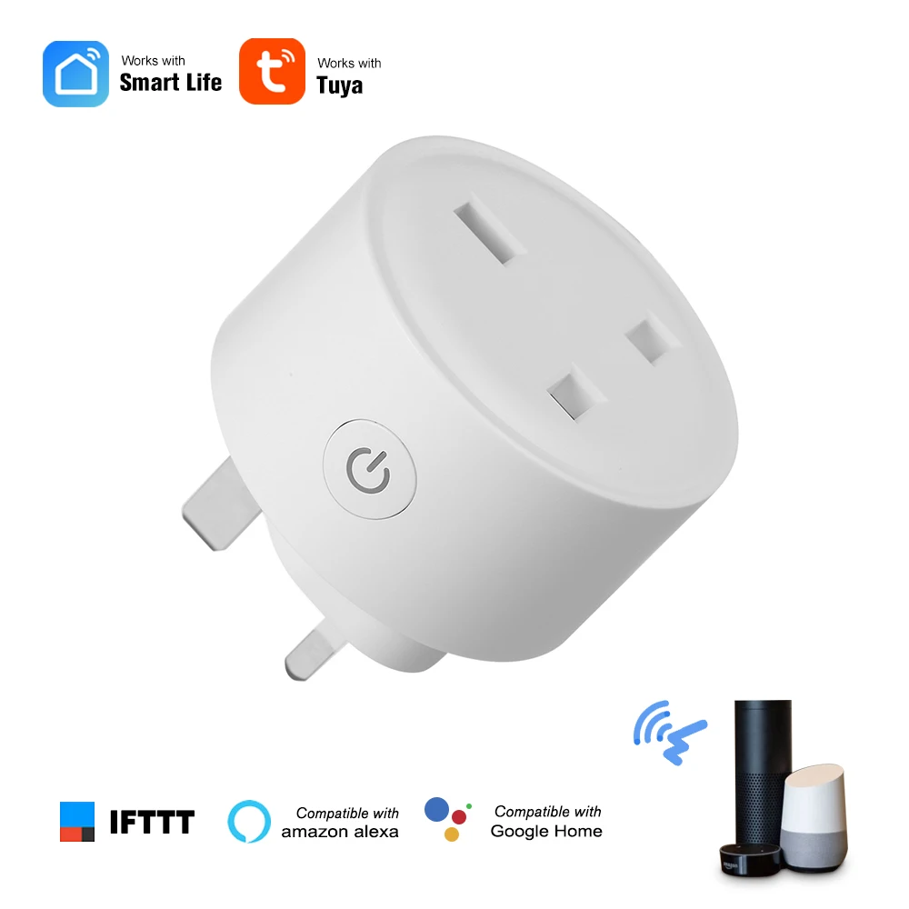 Mini Smart WiFi Socket UK Remote Control by Smartphone Tuya APP Timing Function Voice Control for Amazon Alexa /Google Home
Mini Smart WiFi Socket UK Remote Control by Smartphone Tuya APP Timing Function Voice Control for Amazon Alexa /Google Home