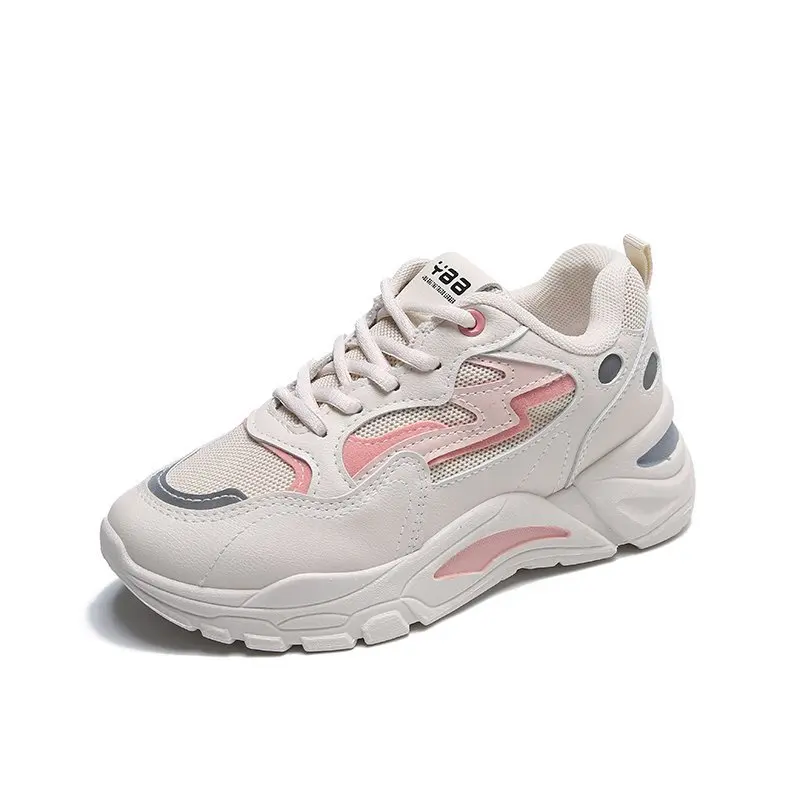 Women's Sports Shoes Fashion Women's Sneakers 2021 The New All-match Comfortable Flat Shoes Breathable Mesh Platform Shoes
Women's Sports Shoes Fashion Women's Sneakers 2021 The New All-match Comfortable Flat Shoes Breathable Mesh Platform Shoes