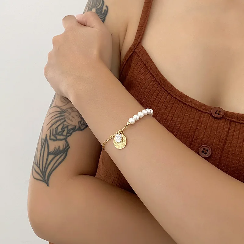 Louleur Asymmetry 925 Sterling Silver Bracelets Pearl Chain Bracelet Adjustable Portrait Bracelets For Women Fine Jewelry 925
Louleur Asymmetry 925 Sterling Silver Bracelets Pearl Chain Bracelet Adjustable Portrait Bracelets For Women Fine Jewelry 925