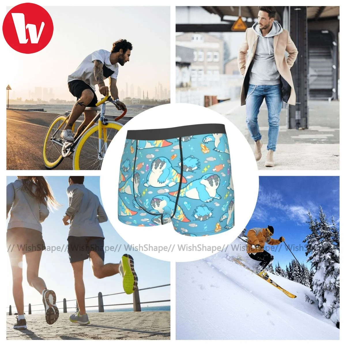 Monster Underwear Trenky Polyester Stretch Trunk Males Pouch Customs Boxer Brief
Monster Underwear Trenky Polyester Stretch Trunk Males Pouch Customs Boxer Brief