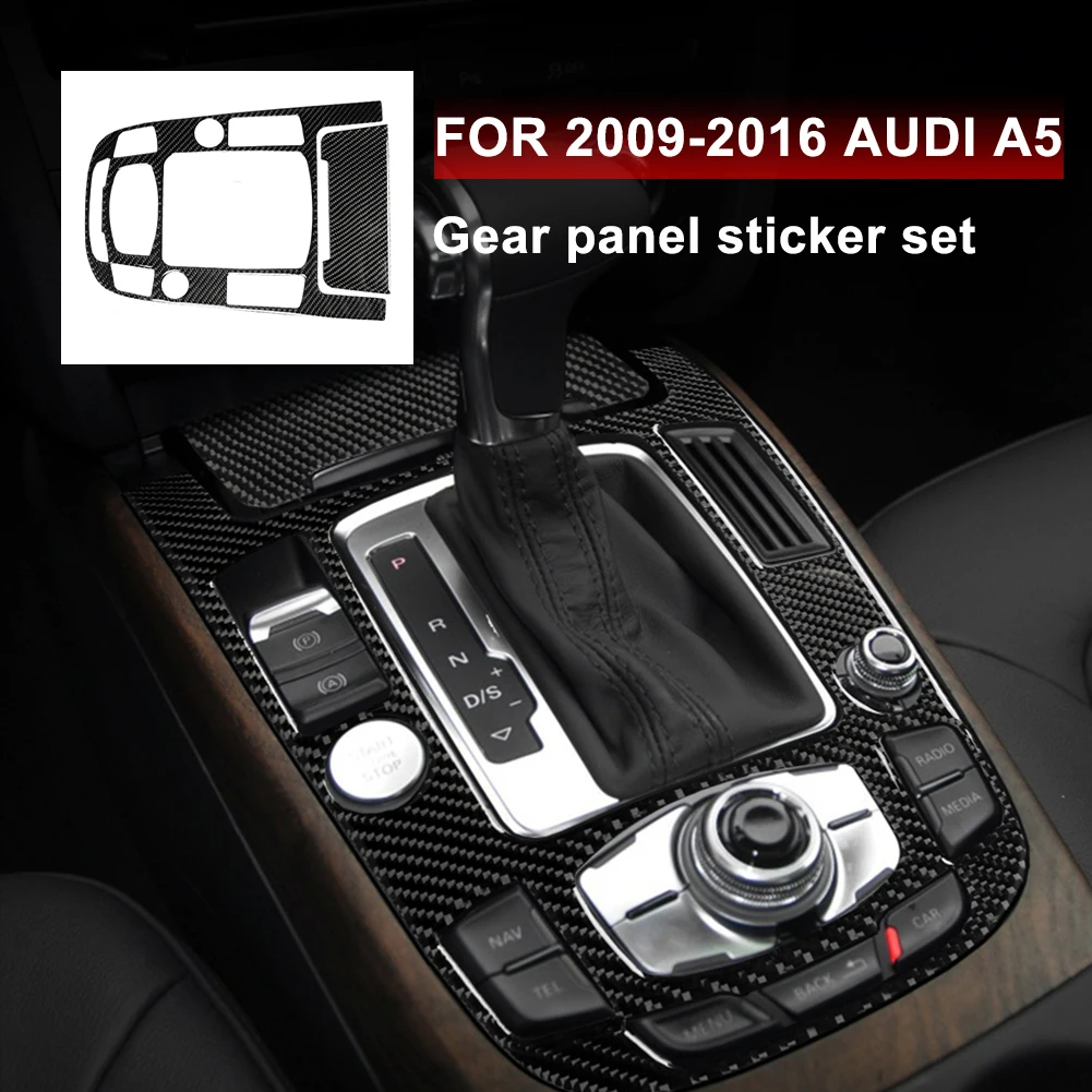 Car Interior Decals Carbon Fiber Center Console Gear Box Shift Panel Cover Trim Decorative Stickers Auto for A4L A5 Q5 2008-2017
Car Interior Decals Carbon Fiber Center Console Gear Box Shift Panel Cover Trim Decorative Stickers Auto for A4L A5 Q5 2008-2017