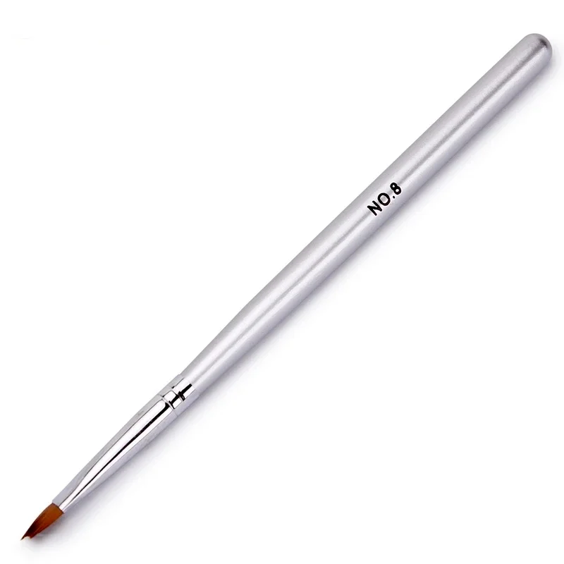 1Pcs French Tip Nail Brush Silver Black Handle Half Moon Shape Acrylic Painting Drawing Pen Nail Art Tool Nail Art Brush
1Pcs French Tip Nail Brush Silver Black Handle Half Moon Shape Acrylic Painting Drawing Pen Nail Art Tool Nail Art Brush