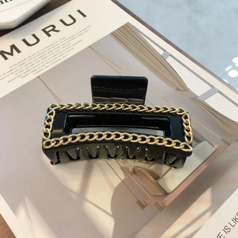 2021 New Hyperbole Big Chain Acrylic Hair Claw Clips Big Size Makeup Hair Styling Barrettes for Women Hair Accessories
2021 New Hyperbole Big Chain Acrylic Hair Claw Clips Big Size Makeup Hair Styling Barrettes for Women Hair Accessories