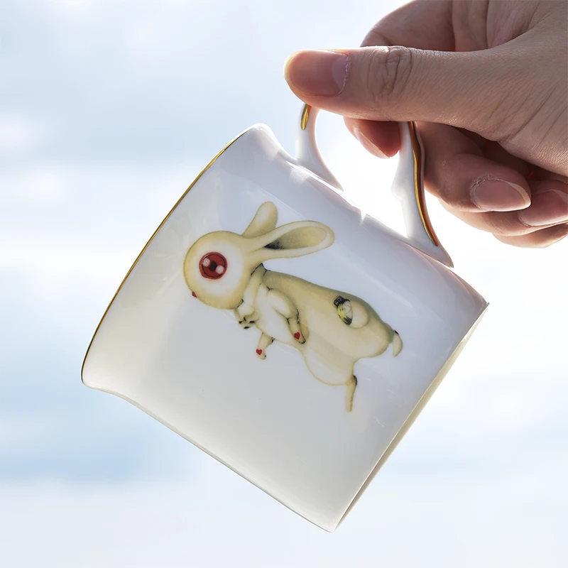 Cartoon Ceramic Mug Couple Pair Cup Cute Rabbit Water Cup Household Breakfast Milk Juce Cup Kawaii Coffee Mugs
Cartoon Ceramic Mug Couple Pair Cup Cute Rabbit Water Cup Household Breakfast Milk Juce Cup Kawaii Coffee Mugs