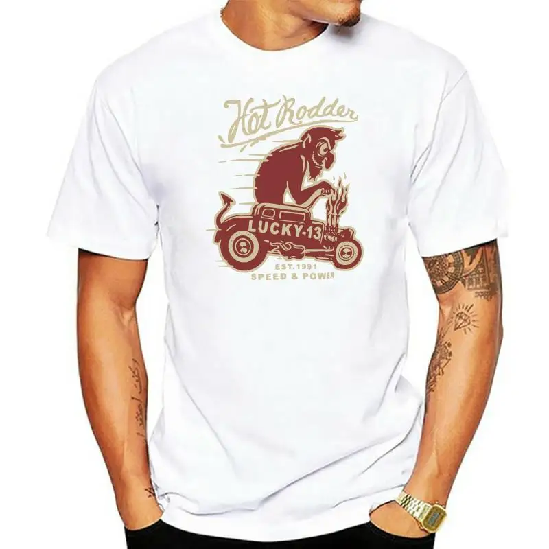 Горячие предложения Оригинальная футболка LUCKY 13 Red In The Face Devil HOT Rodder S-3XL новая мужская футболка 
Горячие предложения Оригинальная футболка LUCKY 13 Red In The Face Devil HOT Rodder S-3XL новая мужская футболка