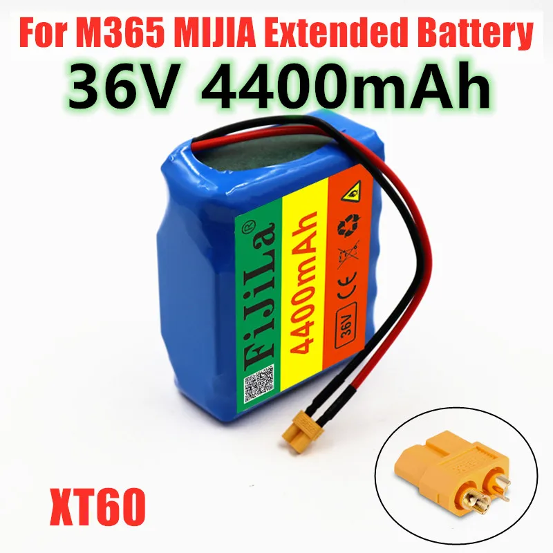 For M365 MIJIA Pro Scooter 36V 4.4Ah 10S1P 18650 Lithium ion Battery Pack Extended Range Charge And Discharge XT30 Plug +15A BMS
For M365 MIJIA Pro Scooter 36V 4.4Ah 10S1P 18650 Lithium ion Battery Pack Extended Range Charge And Discharge XT30 Plug +15A BMS