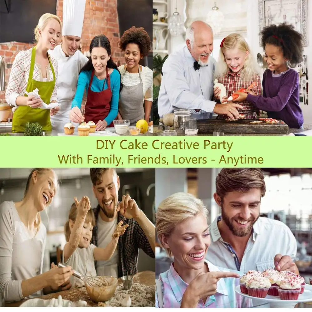 78 Pcs/Set Pastry Bags +49 Nozzle Set Puffs Nozzle Set DIY Icing Piping Cream Reusable Silicone Muffin Cup Cake Decorating Tools
78 Pcs/Set Pastry Bags +49 Nozzle Set Puffs Nozzle Set DIY Icing Piping Cream Reusable Silicone Muffin Cup Cake Decorating Tools