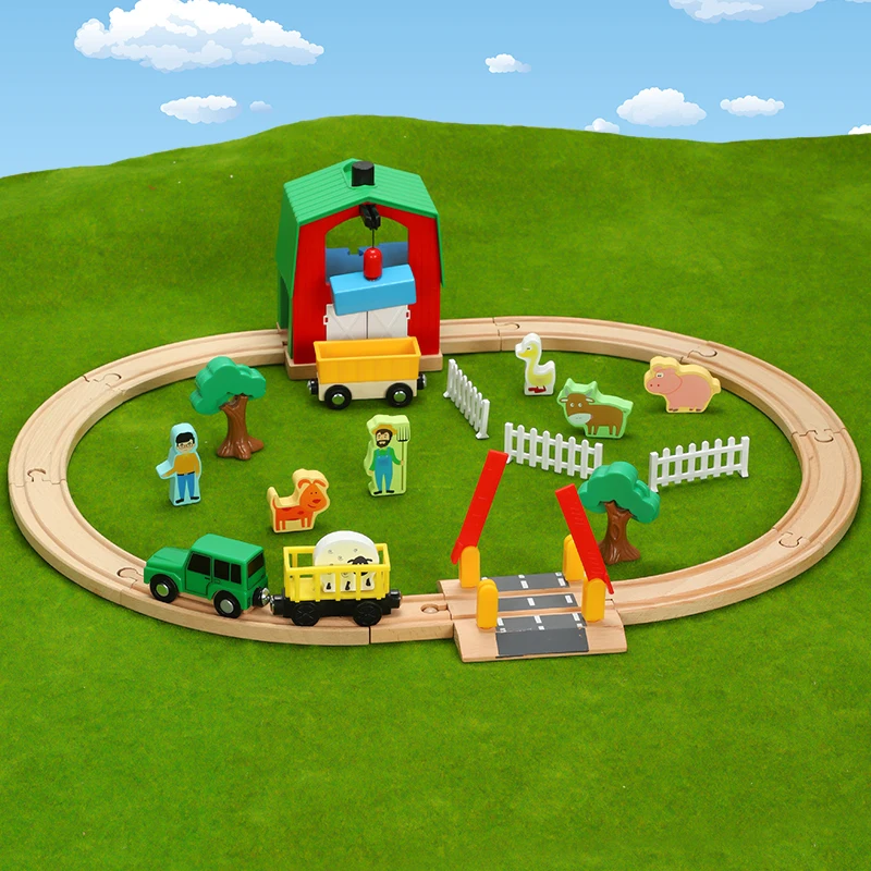 Wooden Toy Track Train Set Toy Train Toy Is Suitable for All Ordinary Track Wooden Railway Children's Educational Toys for Kids
Wooden Toy Track Train Set Toy Train Toy Is Suitable for All Ordinary Track Wooden Railway Children's Educational Toys for Kids