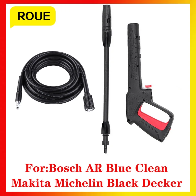 High pressure cleaner gun water gun tip washer nozzles sprayer car cleaning tools For AR/ Michelin /Interskol / Bosch AQTP
High pressure cleaner gun water gun tip washer nozzles sprayer car cleaning tools For AR/ Michelin /Interskol / Bosch AQTP