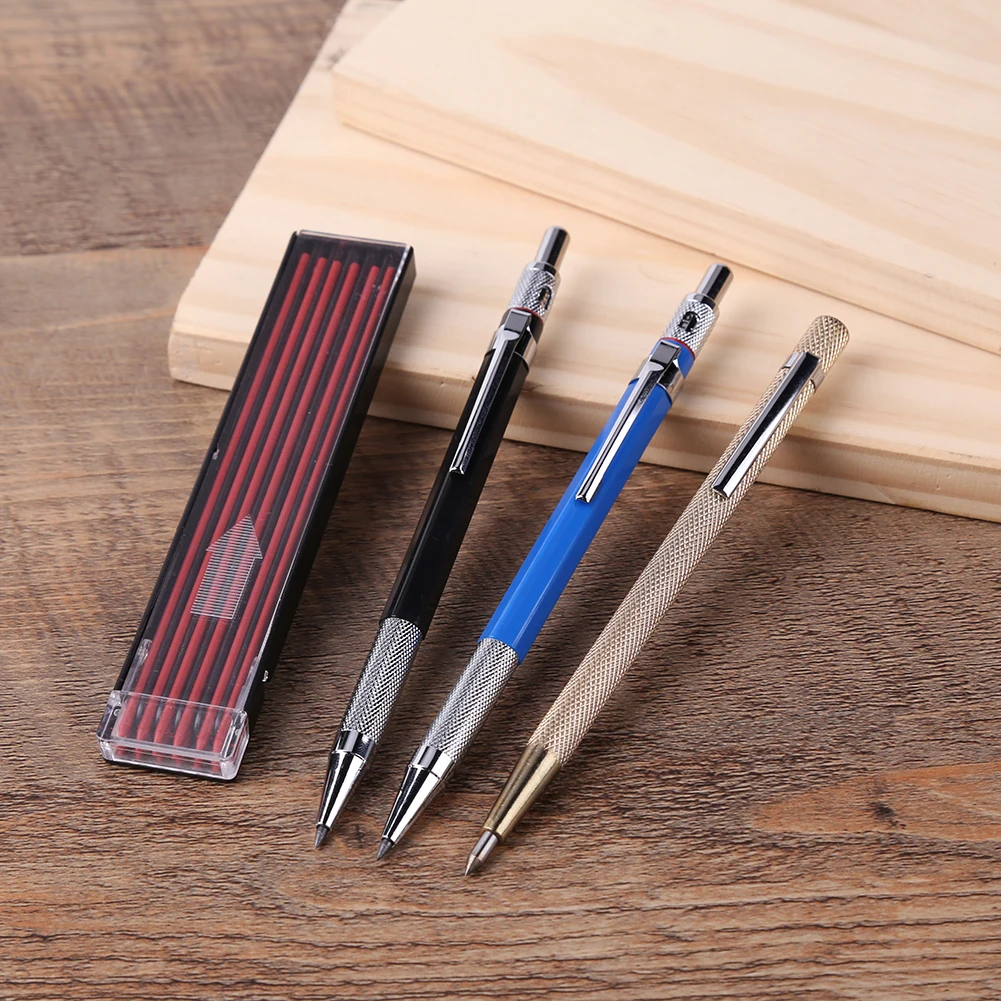 2pcs Multifunctional Carpenter Pencils with Marker Pen Refills Carbide Scriber Tool for Glass Ceramics Hardened Steel Woodworker
2pcs Multifunctional Carpenter Pencils with Marker Pen Refills Carbide Scriber Tool for Glass Ceramics Hardened Steel Woodworker