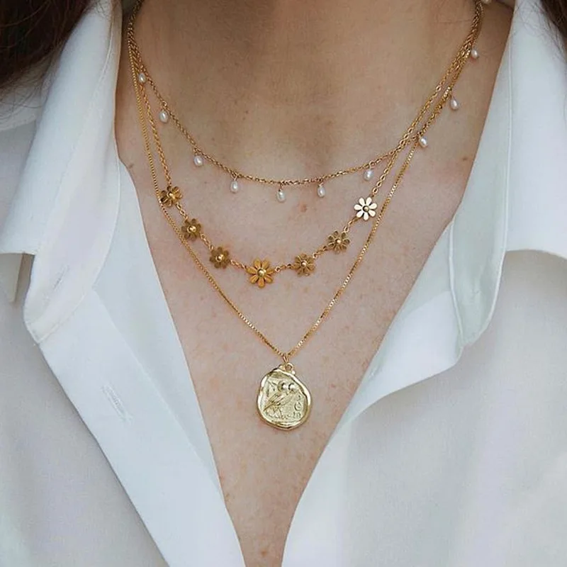 Brling 2020 New Fashion Ins Butterfly Vintage Layered Pendant Padlock Necklace Choker Sunflower JewelryFor Women Girl Gift Party
Brling 2020 New Fashion Ins Butterfly Vintage Layered Pendant Padlock Necklace Choker Sunflower JewelryFor Women Girl Gift Party