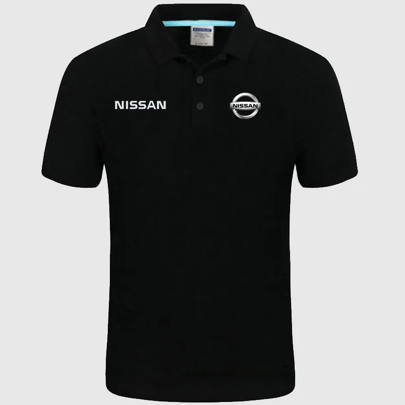 Высокое качество логотип crocodil Nissan Polo Классическая брендовая мужская рубашка