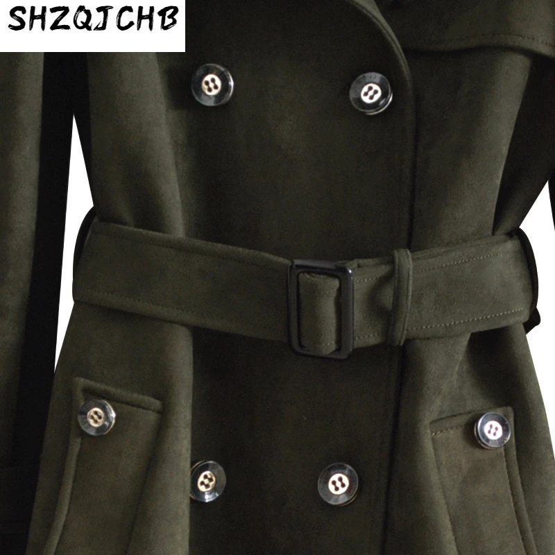 JCHB 2021 Trench Coat for Women Spring Overcoat Women Clothes Suede Long Autumn Coats Plus Size Sobretudo Feminino F1088
JCHB 2021 Trench Coat for Women Spring Overcoat Women Clothes Suede Long Autumn Coats Plus Size Sobretudo Feminino F1088