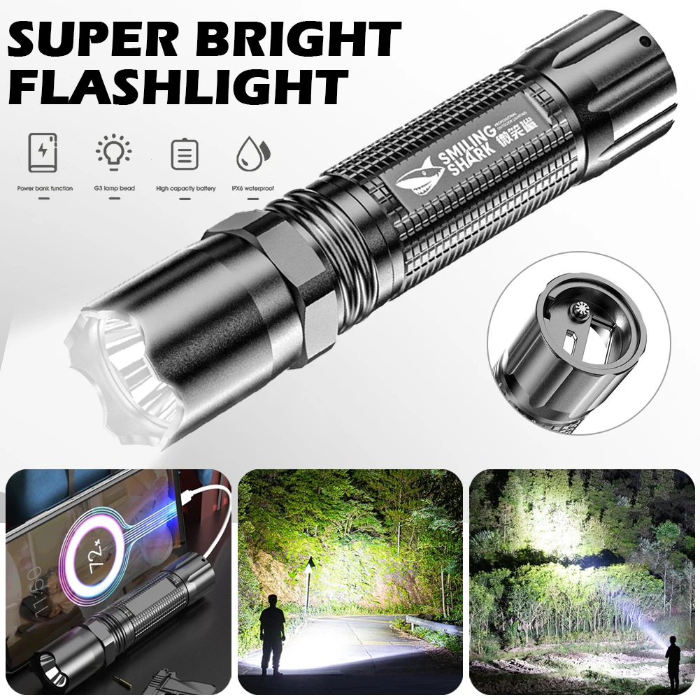 IPX-6 Waterproof Portable LED Tactical USB Rechargeable 3 Modes Camping Lantern Zoomable Flashlight Torch Lamp Focus Light
IPX-6 Waterproof Portable LED Tactical USB Rechargeable 3 Modes Camping Lantern Zoomable Flashlight Torch Lamp Focus Light