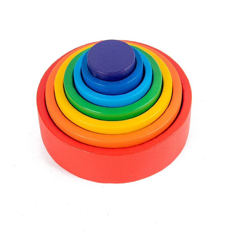Baby Large Rainbow Stacker Wooden Toys For Kids Creative Rainbow Building Blocks Montessori Educational Toy Children's Toy
Baby Large Rainbow Stacker Wooden Toys For Kids Creative Rainbow Building Blocks Montessori Educational Toy Children's Toy
