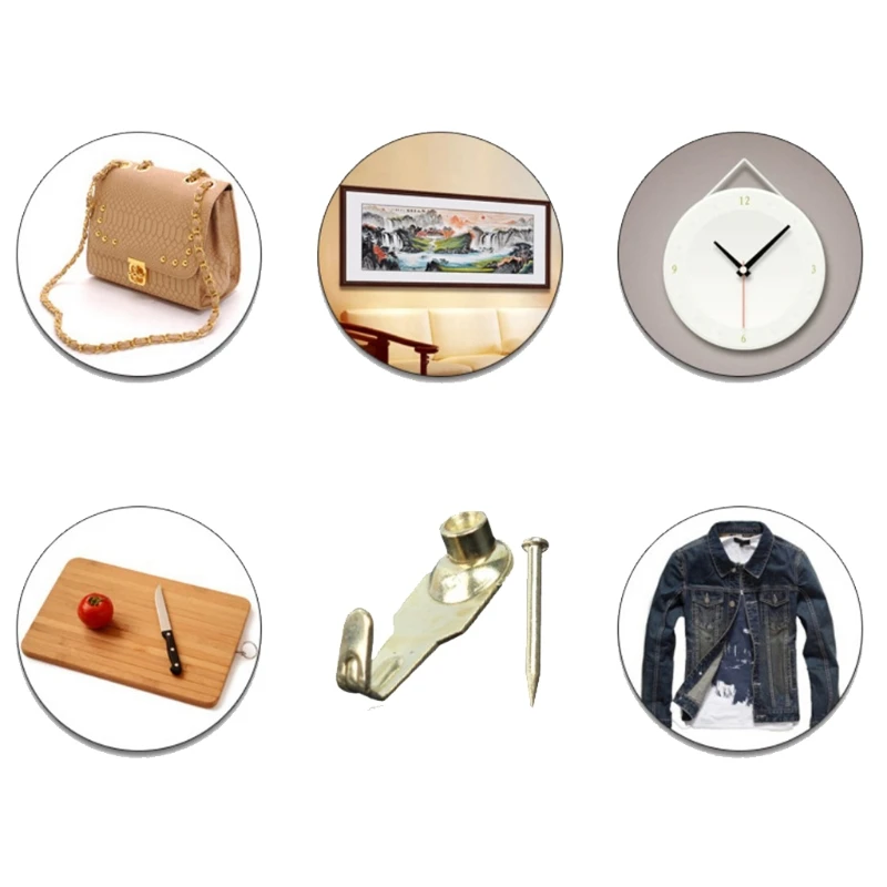 40Pcs Photo Frame Hooks with Nails 30lbs Metal Picture Hangers on Wooden Drywall for Wall Mounting Hanging Mirror Clock
40Pcs Photo Frame Hooks with Nails 30lbs Metal Picture Hangers on Wooden Drywall for Wall Mounting Hanging Mirror Clock