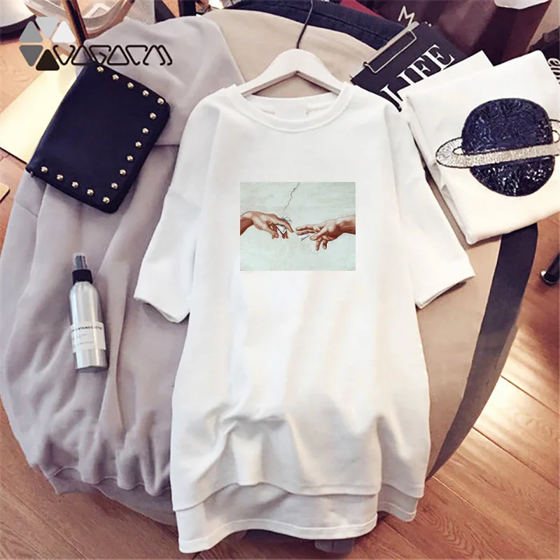 Plus Size Loose Night Dress Women Summer Hand Cat Art Print Dresses Short Sleeve Mini Vestido Sleepwear O-Neck Sleeping Dress
Plus Size Loose Night Dress Women Summer Hand Cat Art Print Dresses Short Sleeve Mini Vestido Sleepwear O-Neck Sleeping Dress