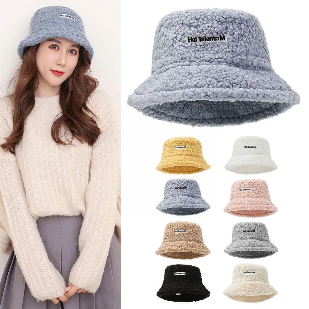 Lamb Faux Fur Women Warm Bucket Hats Lady Autumn Winter Outdoor Panama Fisherman Cap Hat For Women Q2h6
Lamb Faux Fur Women Warm Bucket Hats Lady Autumn Winter Outdoor Panama Fisherman Cap Hat For Women Q2h6
