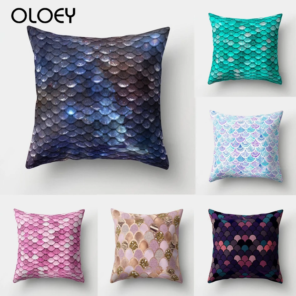 Mermaid Fish Scale Pillowcase 45X45cm Soft Pillowcase Pillowcase Cover Bedroom Car Chair Bed Hotel Decorative Polyester
Mermaid Fish Scale Pillowcase 45X45cm Soft Pillowcase Pillowcase Cover Bedroom Car Chair Bed Hotel Decorative Polyester