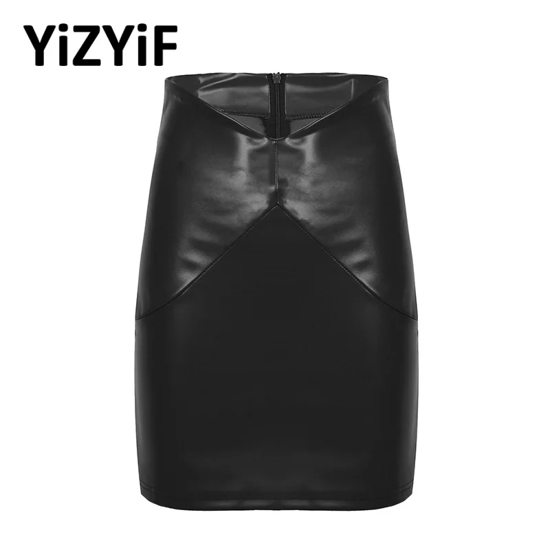 Autumn Solid Color High Waist Bodycon Back Zipper Office Ladies Sexy Pencil Miniskirt Fashion Women Black Khaki PU Leather Skirt
Autumn Solid Color High Waist Bodycon Back Zipper Office Ladies Sexy Pencil Miniskirt Fashion Women Black Khaki PU Leather Skirt