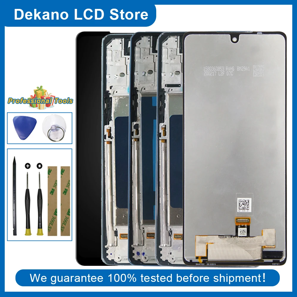 For LG Stylo 6 Q730/K71 LMQ730HA LMQ730QM LMQ730TM LMQ730VM LCD Display Touch Screen Digitizer Assembly + Frame Tools Adhesive
For LG Stylo 6 Q730/K71 LMQ730HA LMQ730QM LMQ730TM LMQ730VM LCD Display Touch Screen Digitizer Assembly + Frame Tools Adhesive