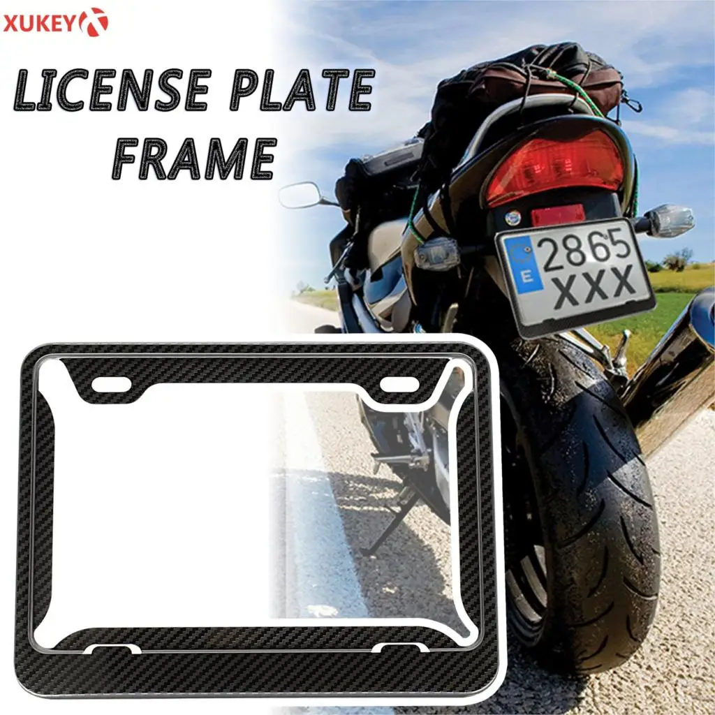 Suitable for Spain Moto Motorcycle License Plate Holder Frame Motorcycles Numbers Plates Protector Cover Carbon Fiber Stainless
Suitable for Spain Moto Motorcycle License Plate Holder Frame Motorcycles Numbers Plates Protector Cover Carbon Fiber Stainless