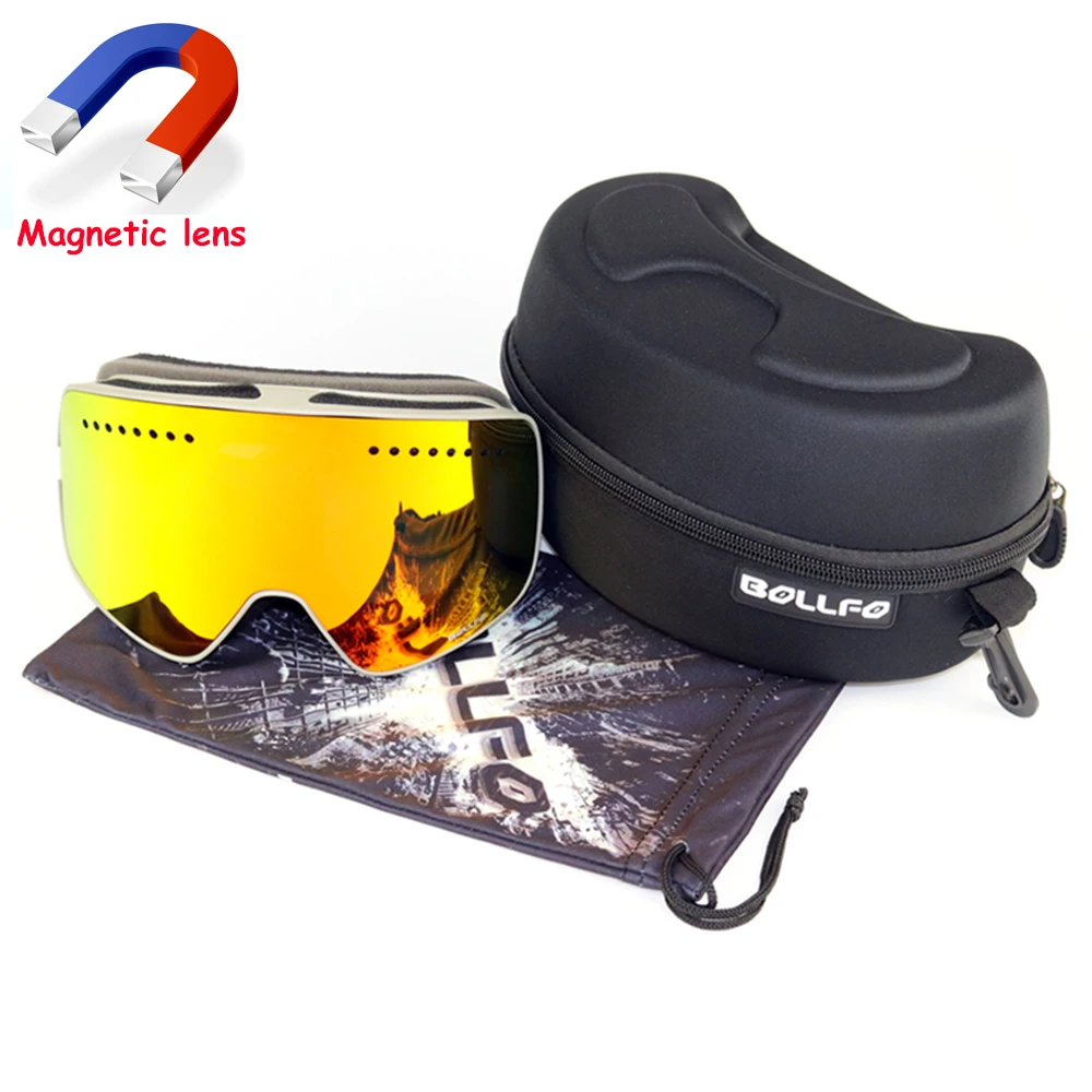 Magnetic Ski Glasses For Skiing Double Lens Mountaineering Glasses UV400 Anti-fog Snowboard Ski Goggle Men Women Snowmobile Mask
Magnetic Ski Glasses For Skiing Double Lens Mountaineering Glasses UV400 Anti-fog Snowboard Ski Goggle Men Women Snowmobile Mask