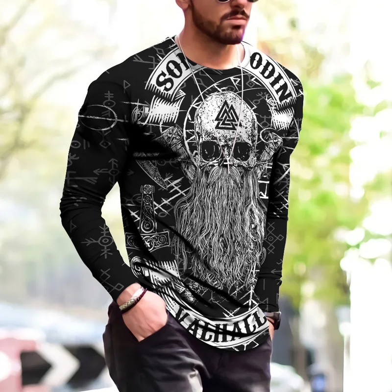 Vikings Print Men O Neck Sweater Long Sleeve Sweatshirt Oversized Tshirt Spring Autumn New Fashion Men Clothing Sportswear S-4XL
Vikings Print Men O Neck Sweater Long Sleeve Sweatshirt Oversized Tshirt Spring Autumn New Fashion Men Clothing Sportswear S-4XL