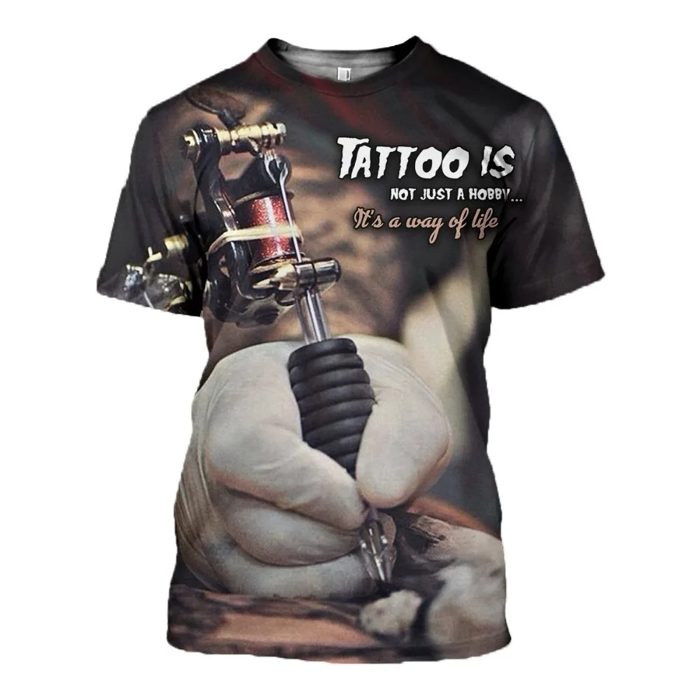 2021Summer Fashion 3D Personality T-shirt Tattoo Artist At Work Printed Men/Women Hipster Short Sleeve Tee Tops Casual Harajuku
2021Summer Fashion 3D Personality T-shirt Tattoo Artist At Work Printed Men/Women Hipster Short Sleeve Tee Tops Casual Harajuku
