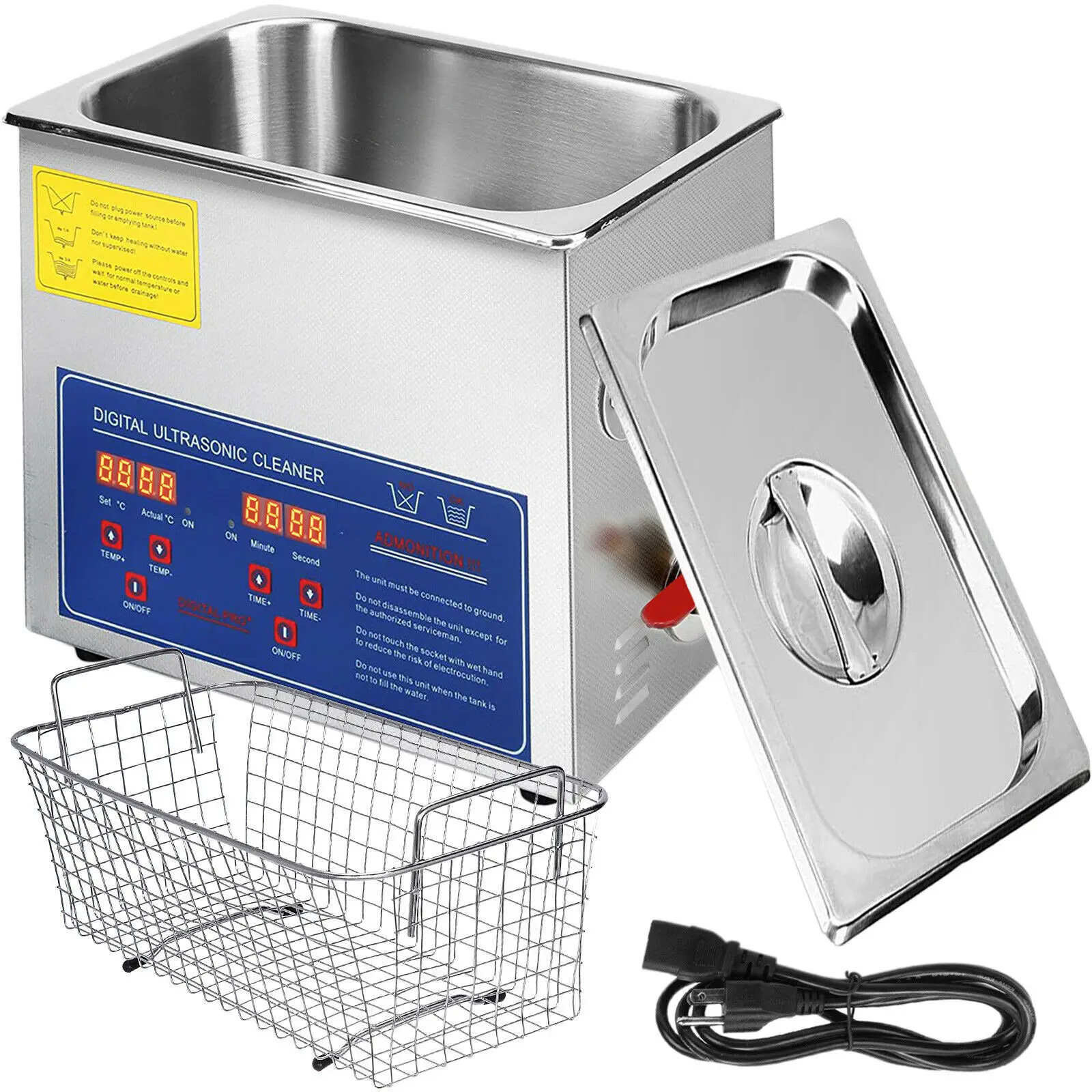 15L Ultrasonic Machine Heater Timer Tank Bath Cleaning Machine For Denture Watches Glasses
15L Ultrasonic Machine Heater Timer Tank Bath Cleaning Machine For Denture Watches Glasses