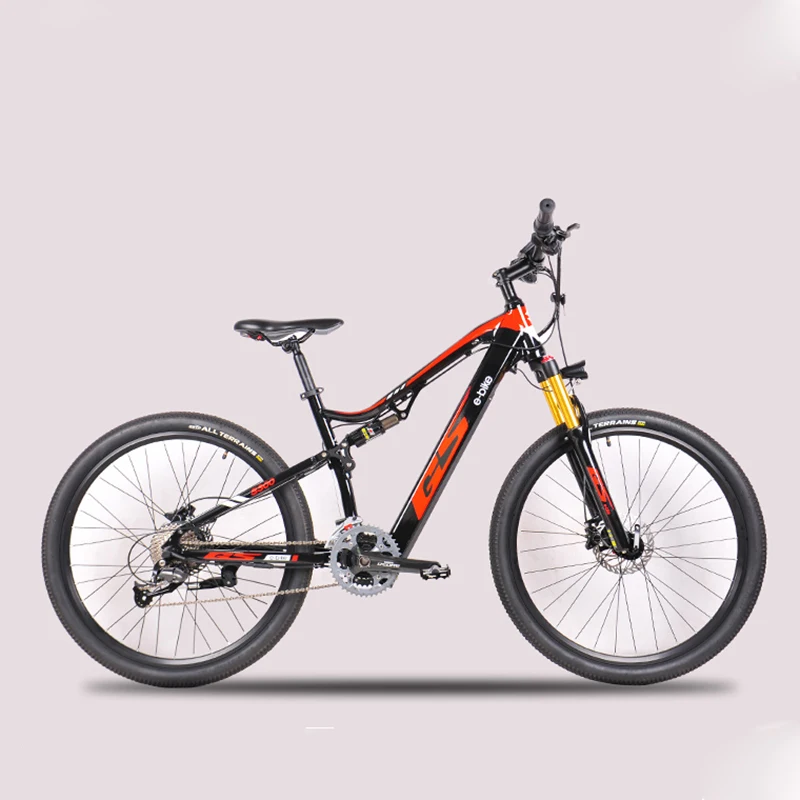 27.5-inch electric-powered soft-tail mountain bike Front and rear double shock absorbers 48V hidden lithium battery ebike
27.5-inch electric-powered soft-tail mountain bike Front and rear double shock absorbers 48V hidden lithium battery ebike