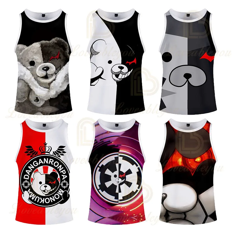 2020 New Style Monokuma Unisex Tank Top for Men Fashion Cool Summer Tank Top Work Out Men Women Tank Tops Halter Tank Top
2020 New Style Monokuma Unisex Tank Top for Men Fashion Cool Summer Tank Top Work Out Men Women Tank Tops Halter Tank Top