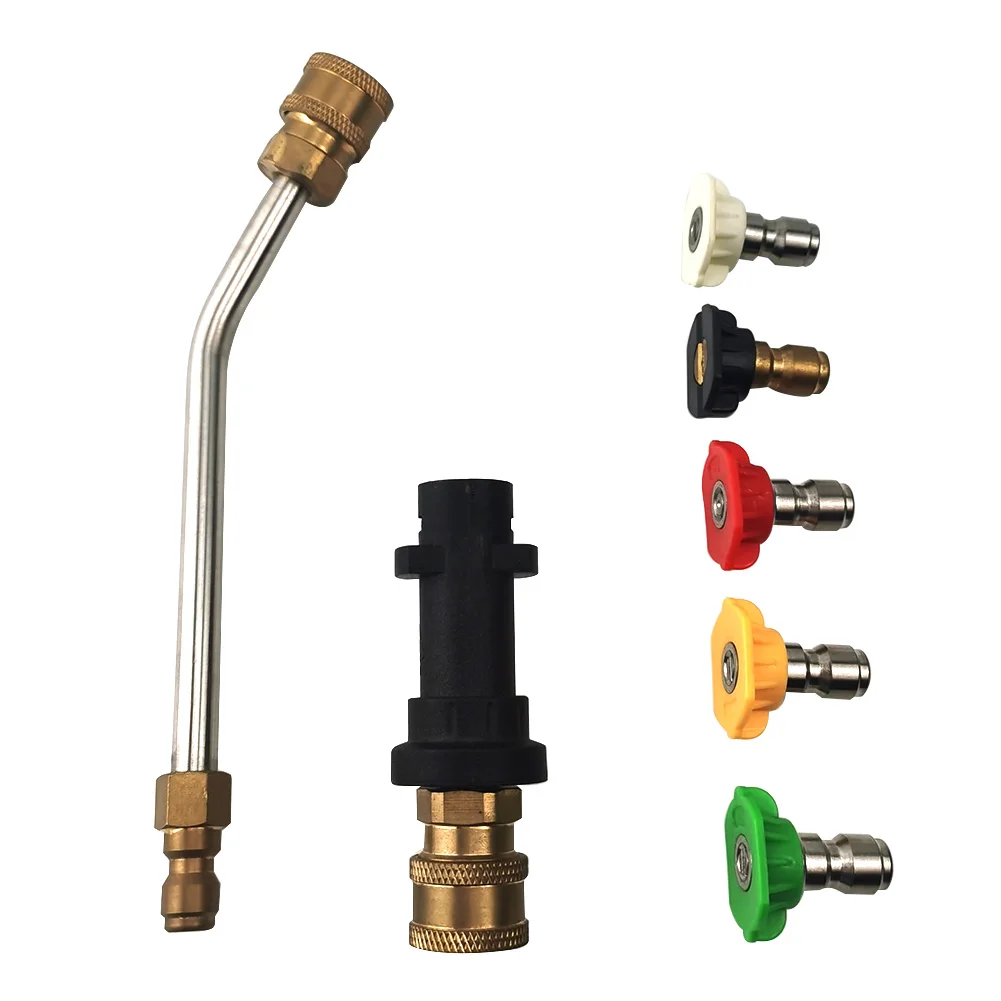Car Pressure Washer Gun Adapter + 30 Degree Extension Wand Lance + 5pcs Nozzle Tips for Karcher K2 K3 K4 K5 K6 K7 Accessories
Car Pressure Washer Gun Adapter + 30 Degree Extension Wand Lance + 5pcs Nozzle Tips for Karcher K2 K3 K4 K5 K6 K7 Accessories
