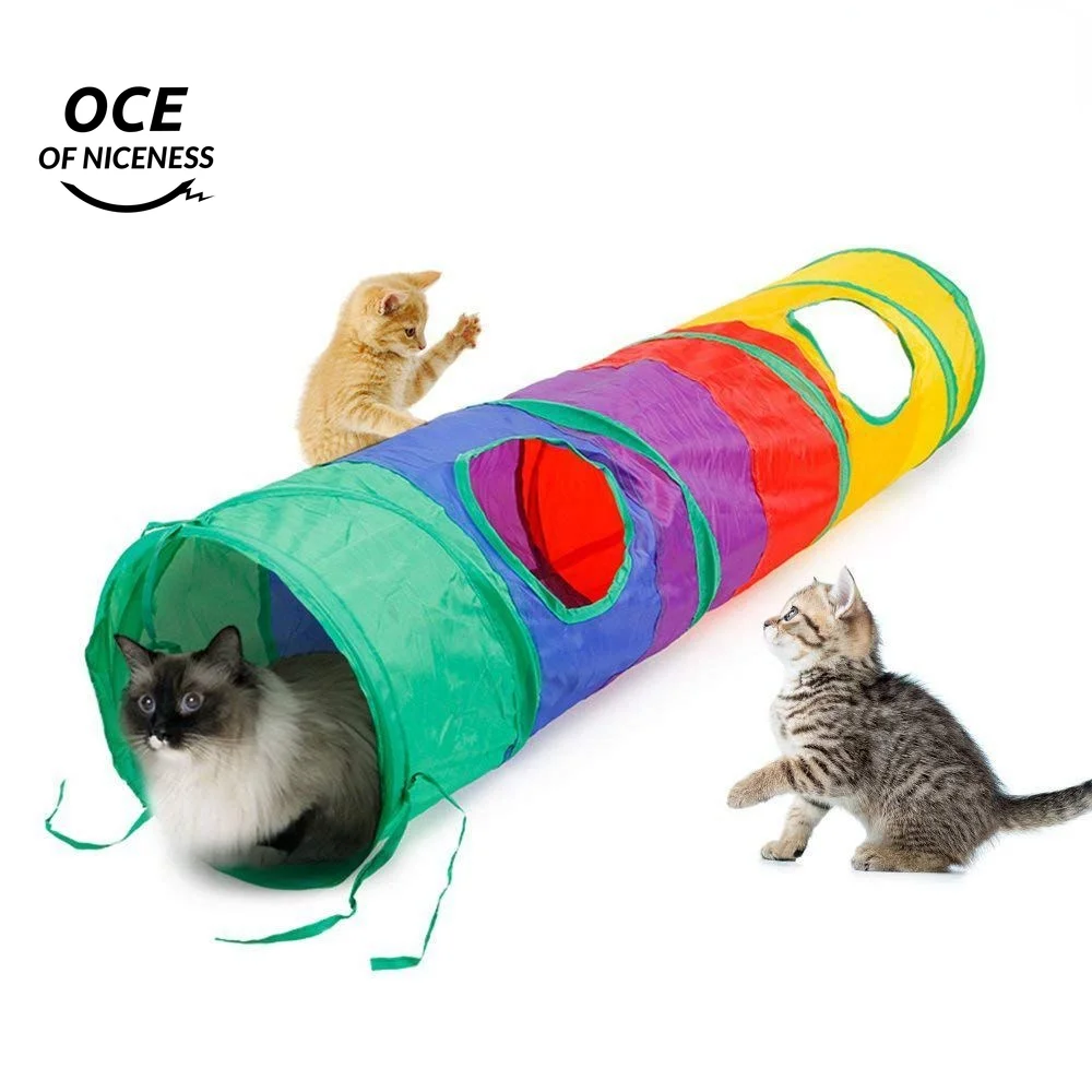 Practical Cat Tunnel Pet Tube Collapsible Play Toy Indoor Outdoor Kitty Puppy Toys for Puzzle Exercising Hiding Training and R
Practical Cat Tunnel Pet Tube Collapsible Play Toy Indoor Outdoor Kitty Puppy Toys for Puzzle Exercising Hiding Training and R