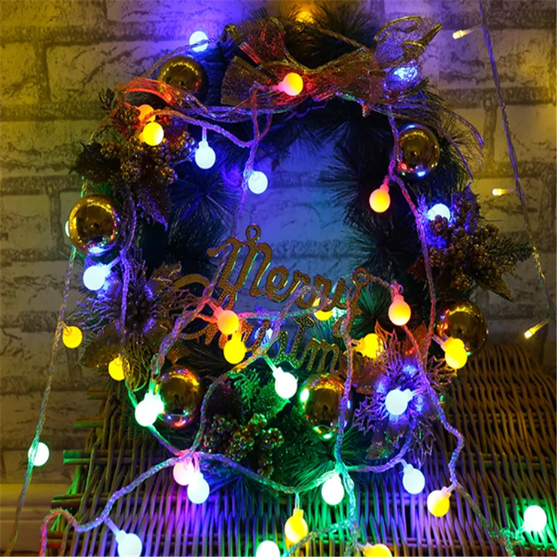 Christmas Decorations for Home Fairy Garland LED Ball String Lights Waterproof New Year Home Decoration Battery Powered Navidad
Christmas Decorations for Home Fairy Garland LED Ball String Lights Waterproof New Year Home Decoration Battery Powered Navidad