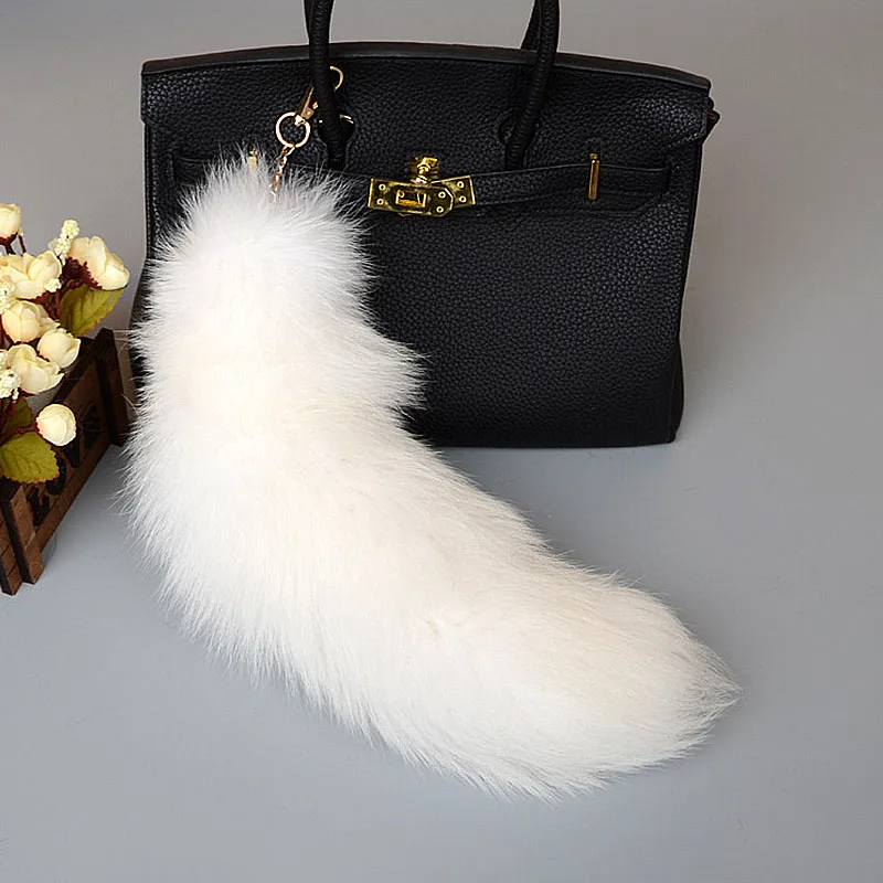Luxury 40cm Long Faux Fox Tail Keychain Fur Pendant For Bag Backpack Cute Fashion Fluffy Decorative Key Chain Ring Charming Gift
Luxury 40cm Long Faux Fox Tail Keychain Fur Pendant For Bag Backpack Cute Fashion Fluffy Decorative Key Chain Ring Charming Gift