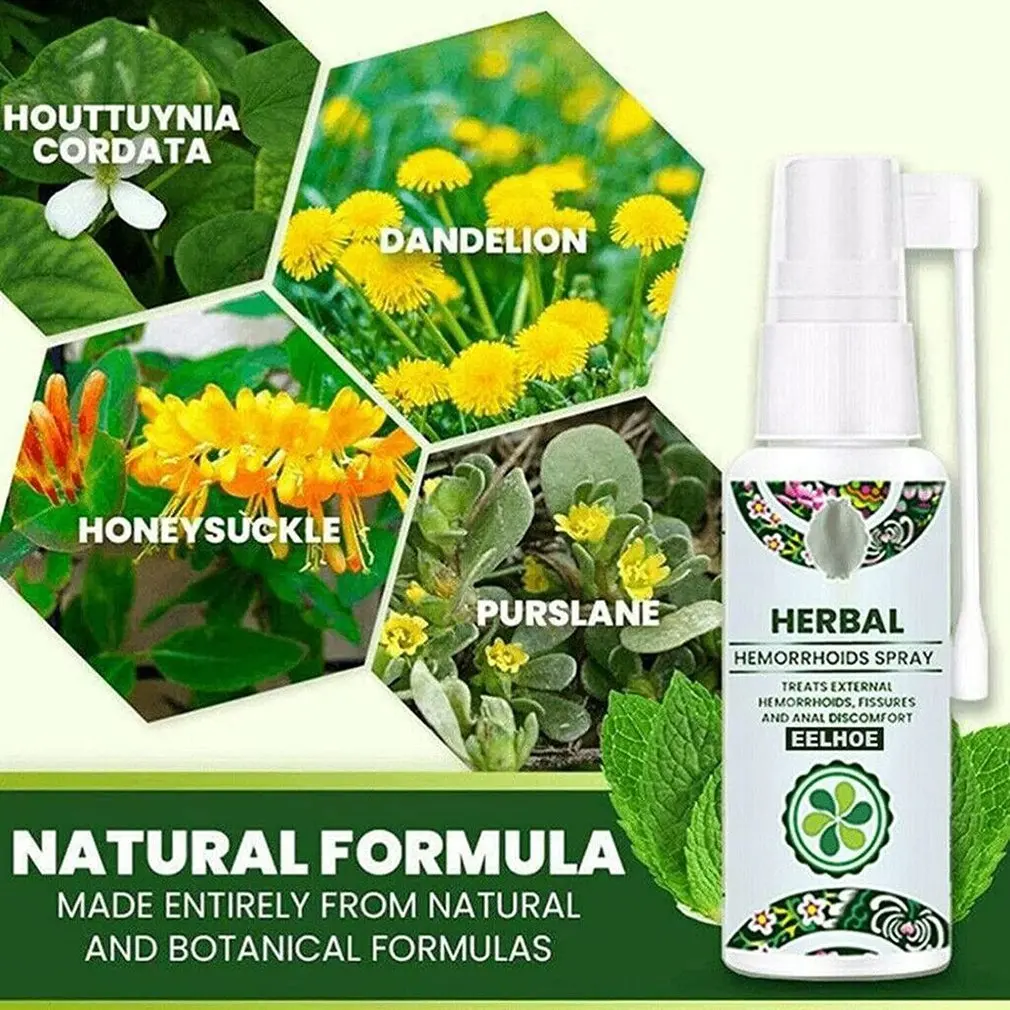 3 Bottles 30ml Hemorrhoid Treatment Spray Natural Herbal Essence No Stimulation For Itching Swelling Of External Hemorrhoids
3 Bottles 30ml Hemorrhoid Treatment Spray Natural Herbal Essence No Stimulation For Itching Swelling Of External Hemorrhoids