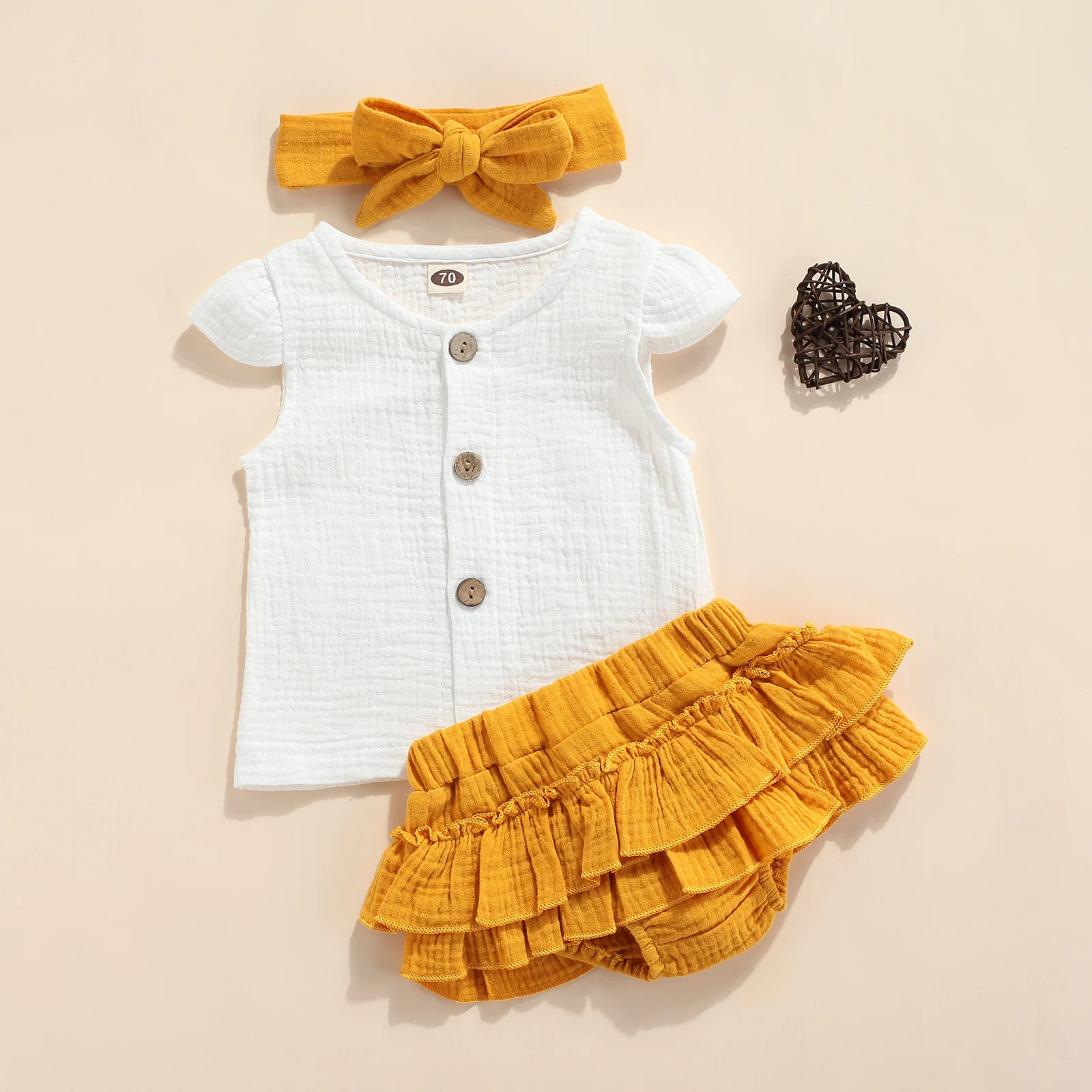 2021-05-06 Lioraitiin 3Pcs Set 0-24M Infant Baby Girl Clothing Off Shoulder Solid Romper Top Patchwork Shorts Outfit 3Styles
2021-05-06 Lioraitiin 3Pcs Set 0-24M Infant Baby Girl Clothing Off Shoulder Solid Romper Top Patchwork Shorts Outfit 3Styles
