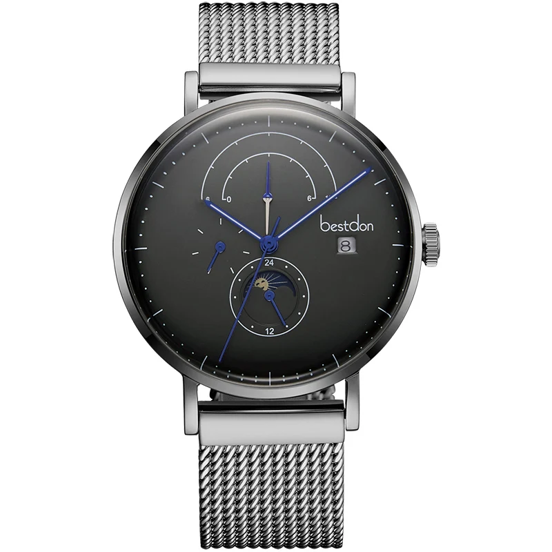 Bestdon Automatic Men's Watch 42mm large Dial Business Mechanical Wristwatches Waterproof Moonphase High-end Gift For Male Brand 
Bestdon Automatic Men's Watch 42mm large Dial Business Mechanical Wristwatches Waterproof Moonphase High-end Gift For Male Brand