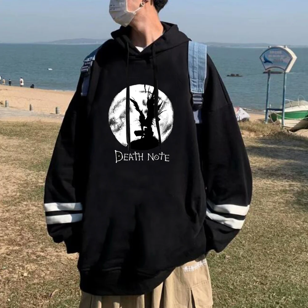 Толстовка мужская оверсайз с принтом «тетрадь смерти»
Толстовка мужская оверсайз с принтом «тетрадь смерти»