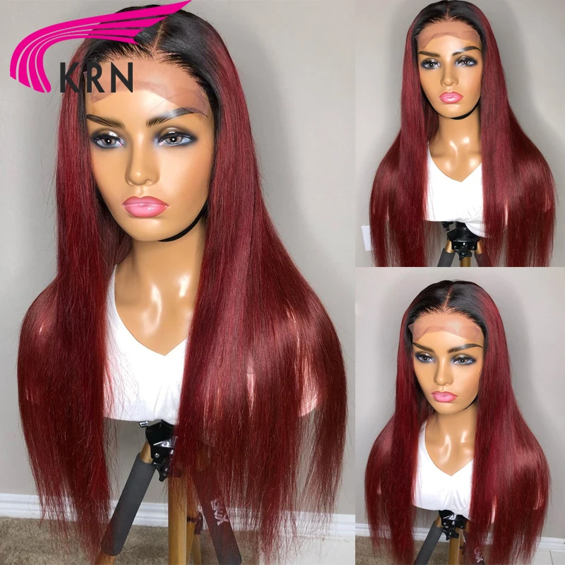 Ombre Burgundy 13X4 Lace Front Human Hair Wigs 1b/99J Remy Straight Hair Brazilian Lace Frontal Wigs For Women Preplucked
Ombre Burgundy 13X4 Lace Front Human Hair Wigs 1b/99J Remy Straight Hair Brazilian Lace Frontal Wigs For Women Preplucked