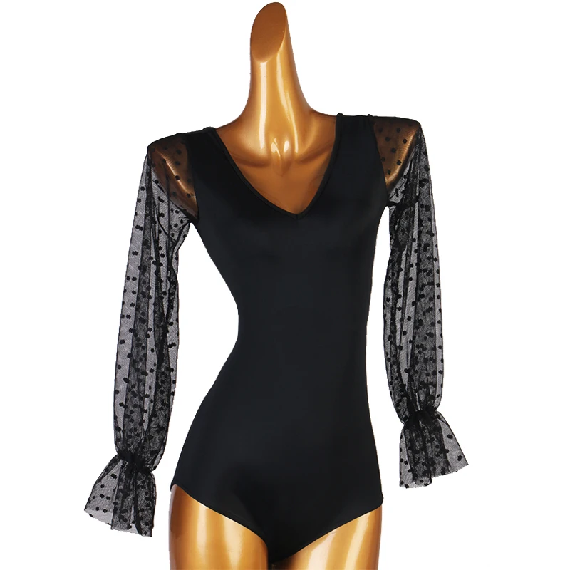 Latin Dance Top Female Adult Child Elegant Body Suit Long Sleeve Modern Dancewear Profession Custom Performance Practice Onesies
Latin Dance Top Female Adult Child Elegant Body Suit Long Sleeve Modern Dancewear Profession Custom Performance Practice Onesies