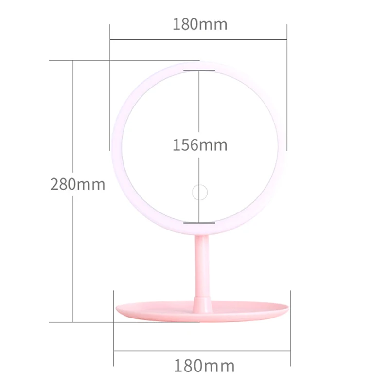Makeup mirror with led light Dressing table mirror beauty ring light mirror Beauty Tools For Photo fill light small mirrors
Makeup mirror with led light Dressing table mirror beauty ring light mirror Beauty Tools For Photo fill light small mirrors