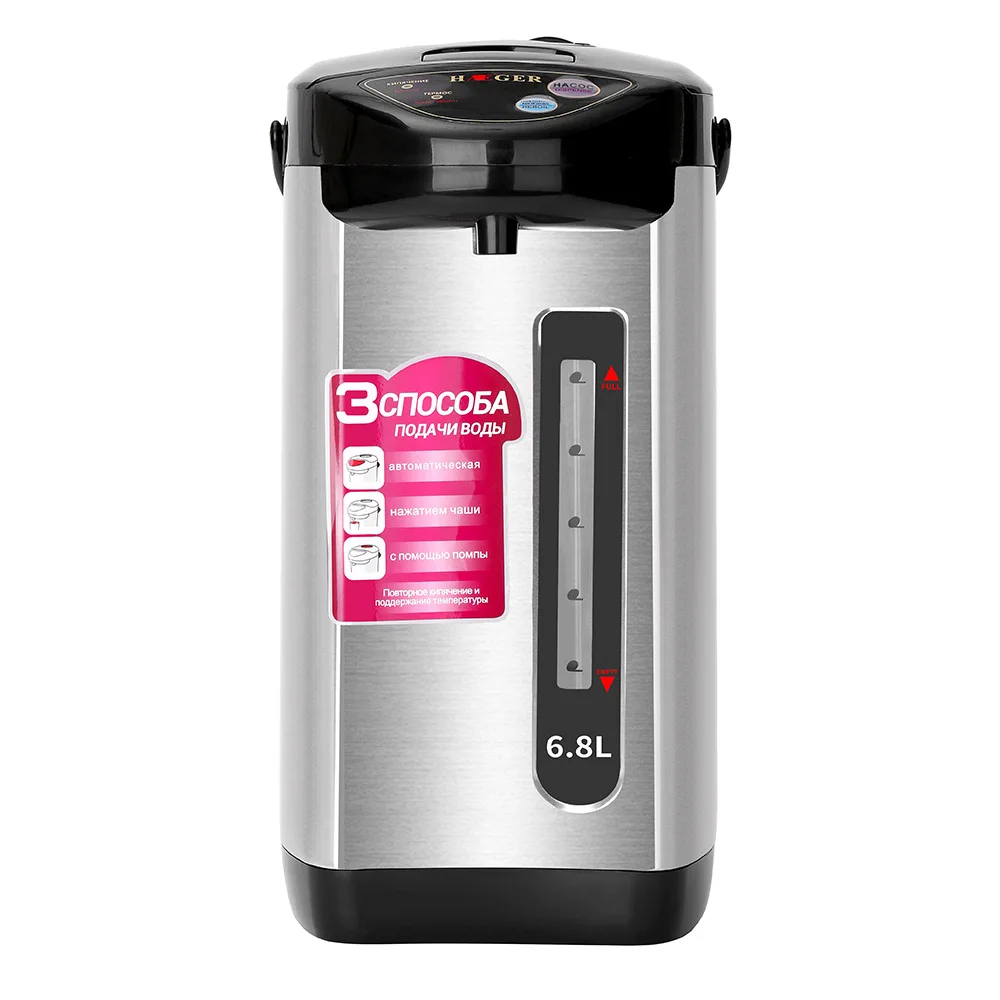 EU Electric Kettle, Stainless Steel, 6.8L Large Capacity Cordless Coffee Pot & Tea Kettle, Auto Shut-Off and Boil-Dry Protection
EU Electric Kettle, Stainless Steel, 6.8L Large Capacity Cordless Coffee Pot & Tea Kettle, Auto Shut-Off and Boil-Dry Protection