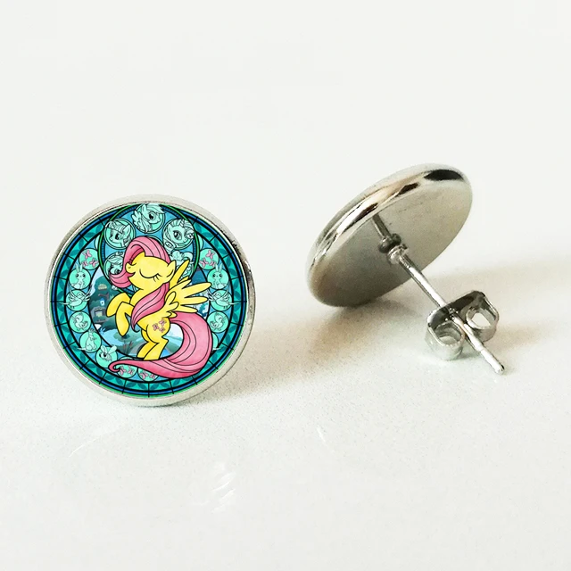 Little Horse Baoli Poni Princess Stud Earring Rainbow Horse Art Photo Glass Dome Girls Stud Earring Children Cartoon gift
Little Horse Baoli Poni Princess Stud Earring Rainbow Horse Art Photo Glass Dome Girls Stud Earring Children Cartoon gift