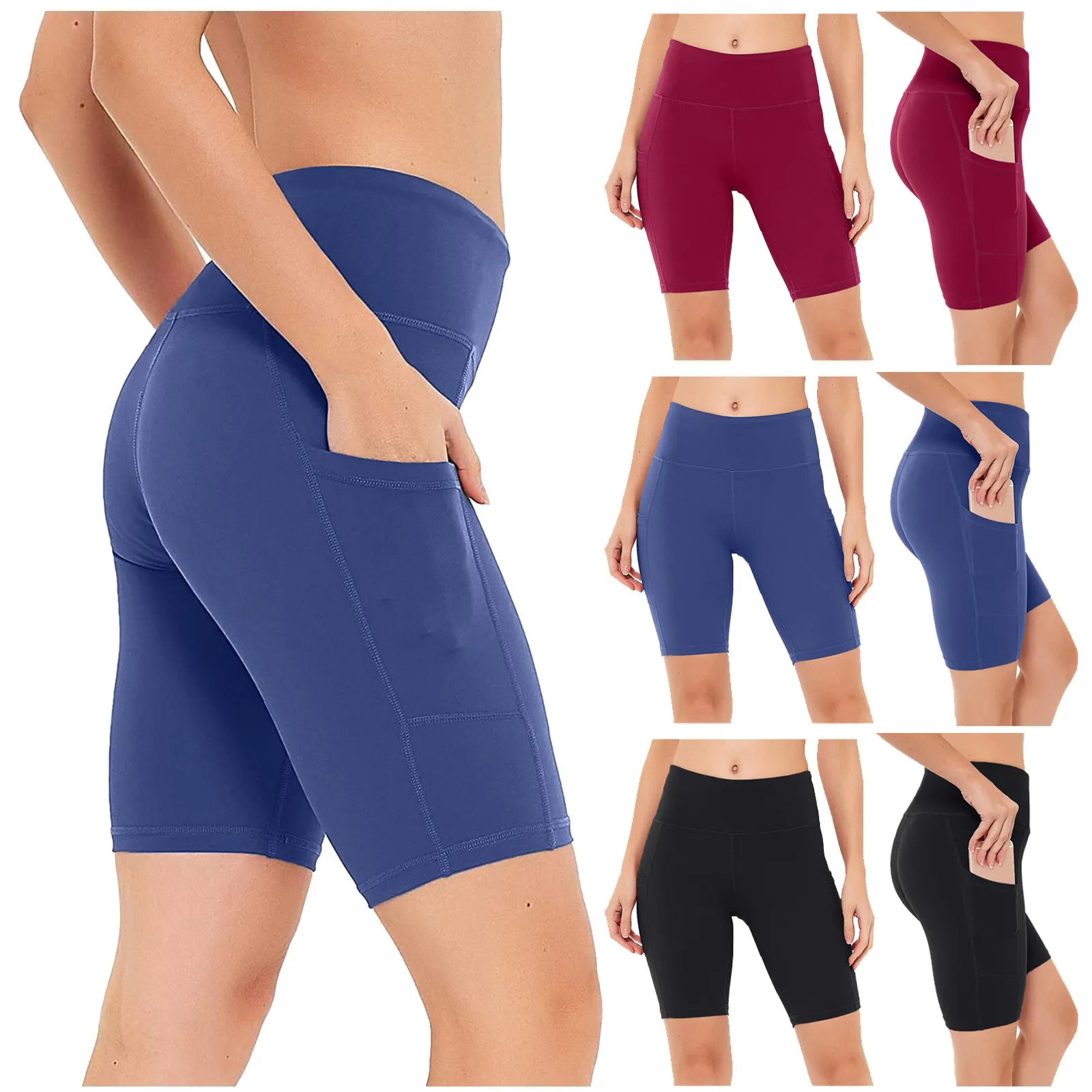 Solid Women Yoga Shorts High Waist Lifting Sports Shorts Push Up Gym Tight Leggings Pocket Jogging Fitness Gym Athletic Pants A5
Solid Women Yoga Shorts High Waist Lifting Sports Shorts Push Up Gym Tight Leggings Pocket Jogging Fitness Gym Athletic Pants A5